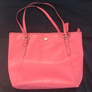 Pink coach bag